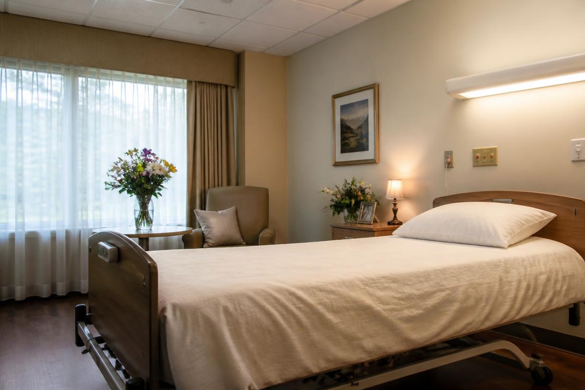 Hospice care setting served by Zleni laundry automation